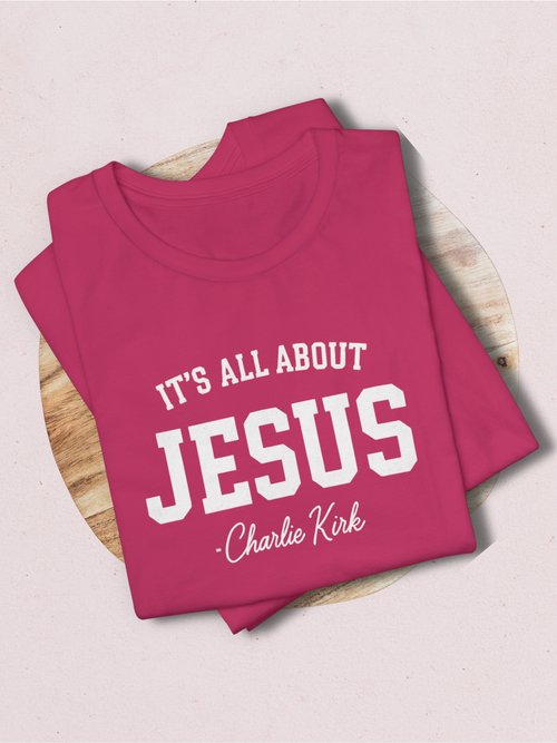 ALL ABOUT JESUS™ — Charlie Kirk Legacy Tee