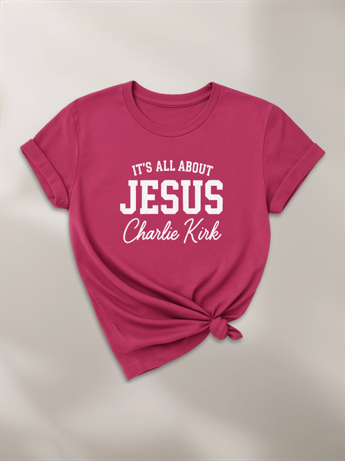 ALL ABOUT JESUS™ — Charlie Kirk Legacy Tee