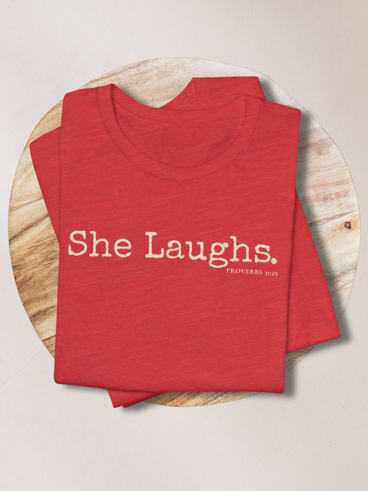 SHE LAUGHS.™ — Identity™ Tee