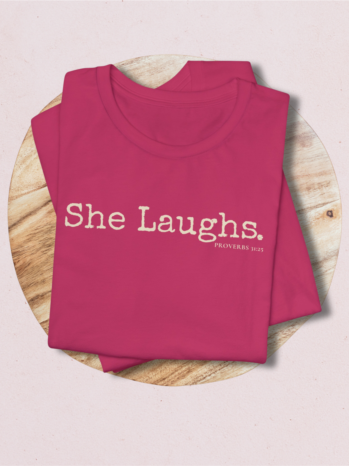 SHE LAUGHS.™ — Identity™ Tee