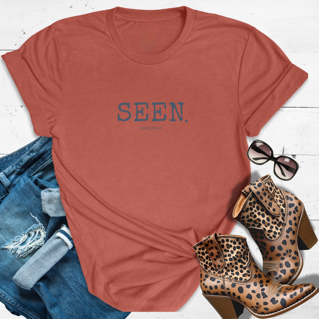 SEEN.™ – The Not Forgotten. Not Invisible. Tee