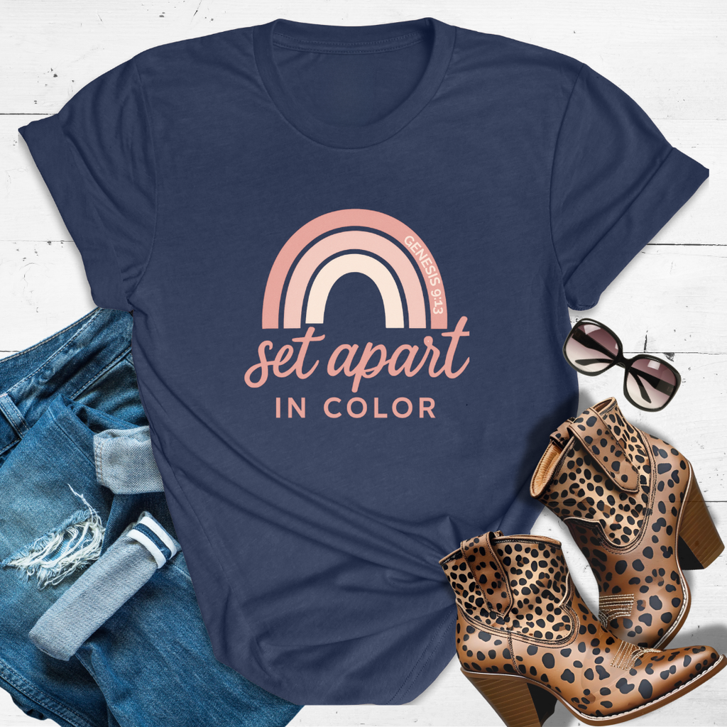 Set Apart in Color™ Tee - Holy hues. Faith-fueled flex.