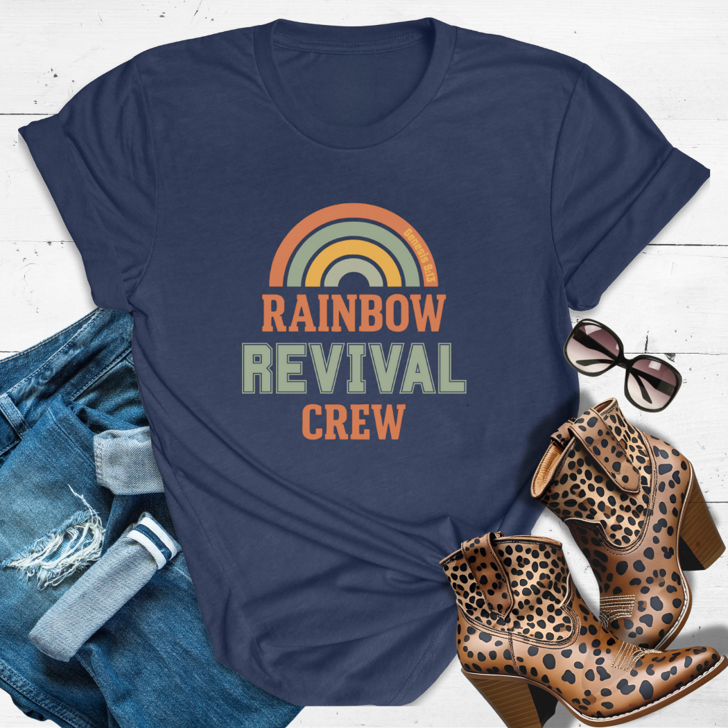 Rainbow Revival Crew™ Tee — Revival’s in the air, and you’re wearing it.