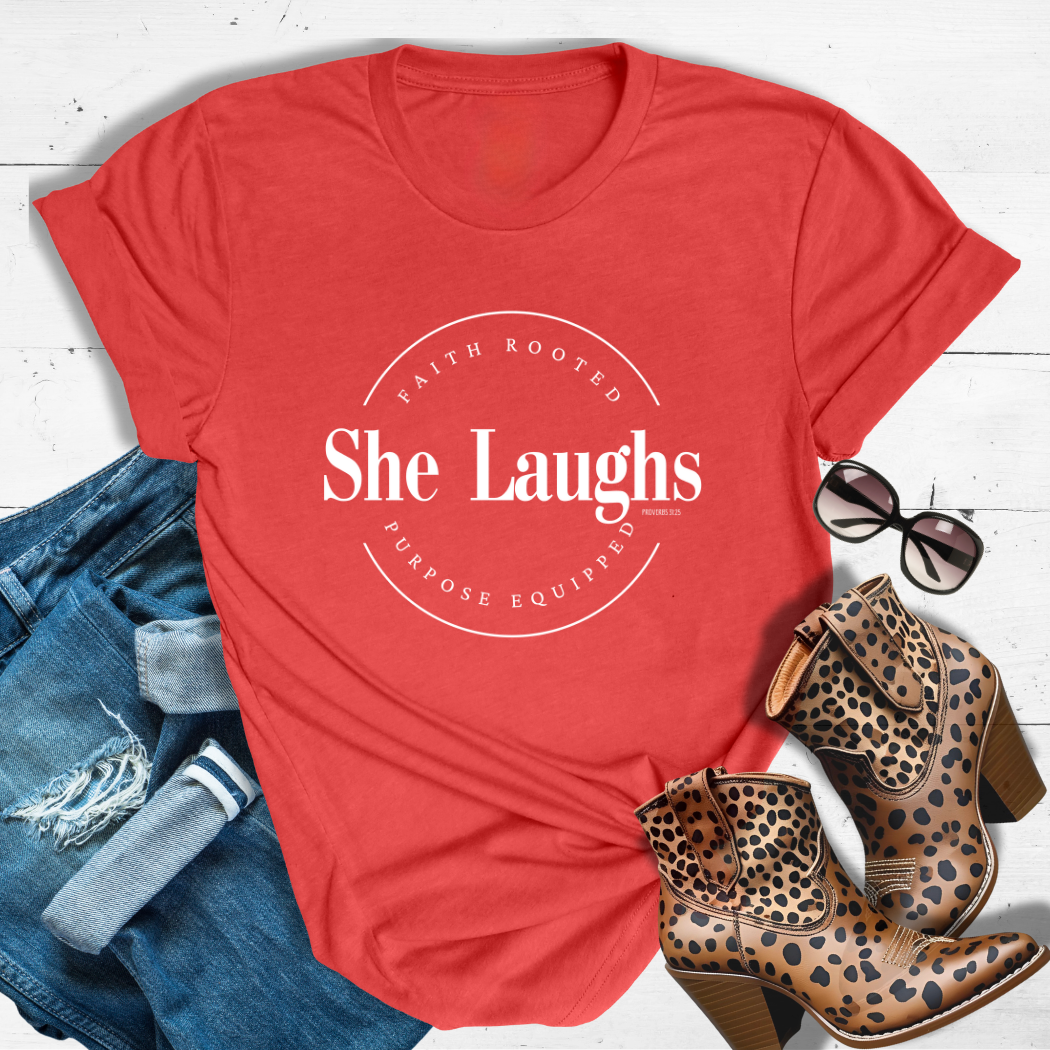 LOL. (Living Out Loud)™ Tee — Because keeping it quiet was never your calling.