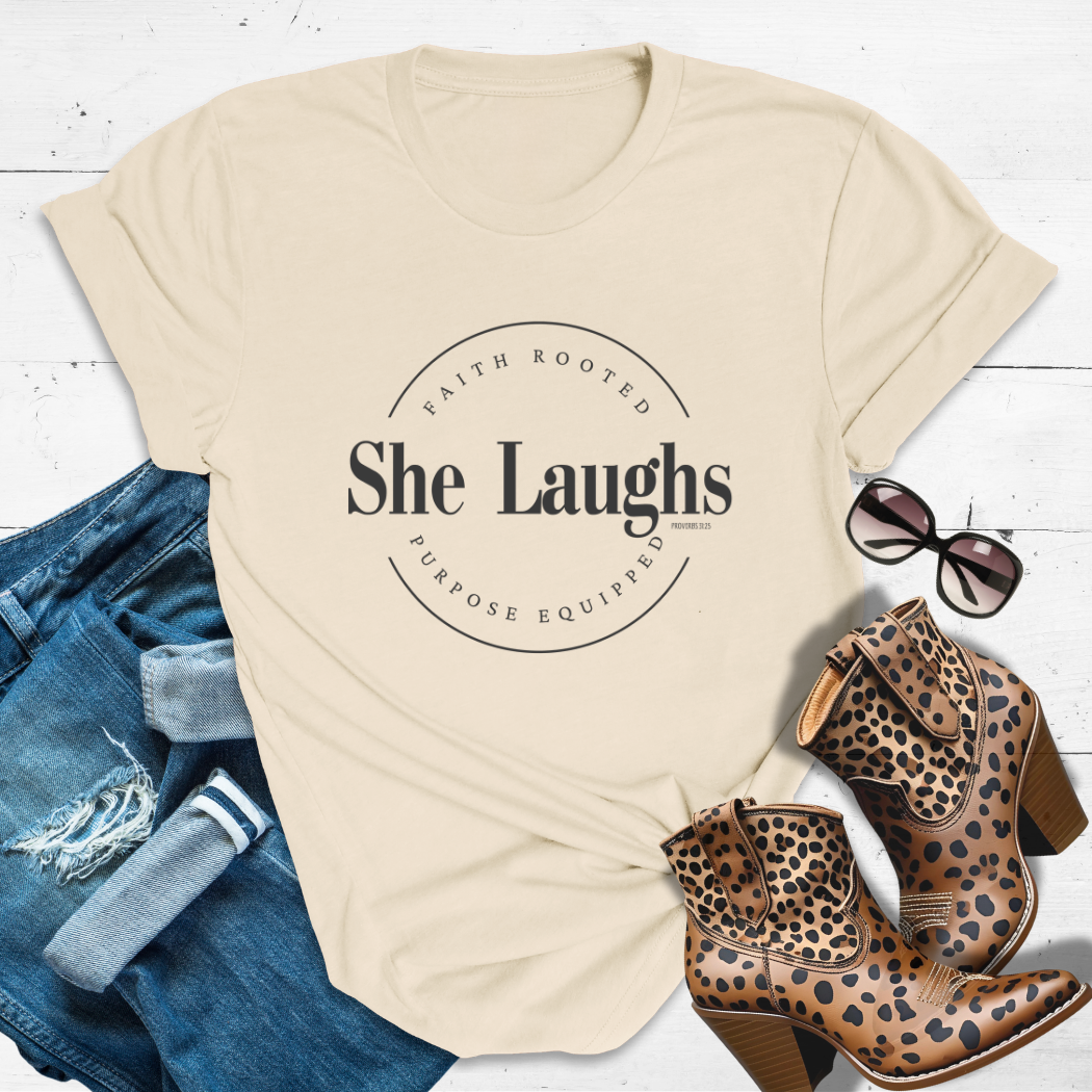 LOL. (Living Out Loud)™ Tee — Because keeping it quiet was never your calling.