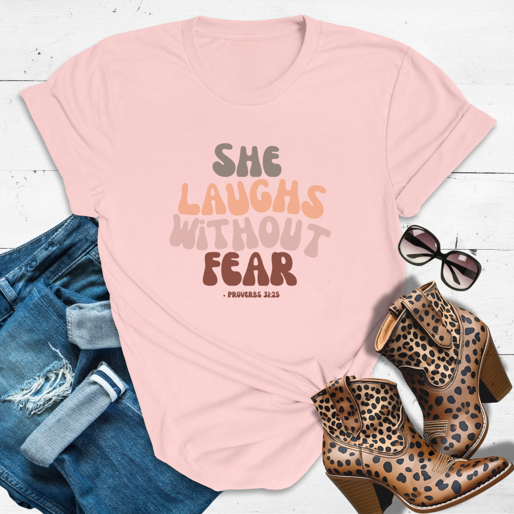 Fear Free & Flowy™ Tee — Because fear has zero VIP access in this Queen’s life.
