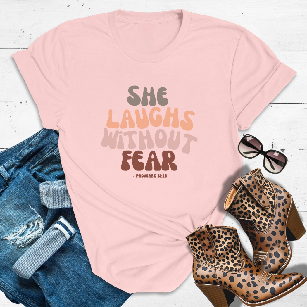 Fear Free & Flowy™ Tee — Because fear has zero VIP access in this Queen’s life.