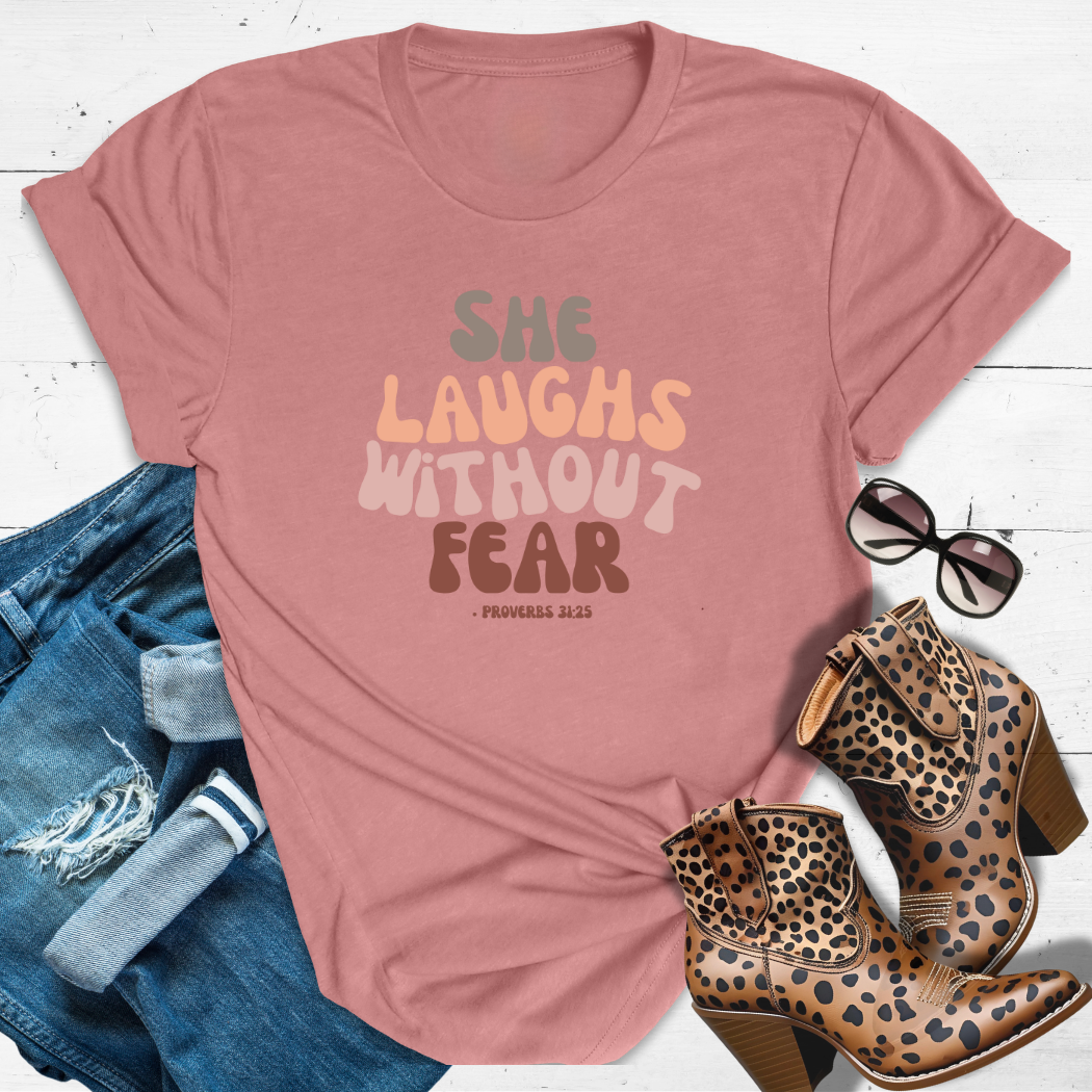 Fear Free & Flowy™ Tee — Because fear has zero VIP access in this Queen’s life.