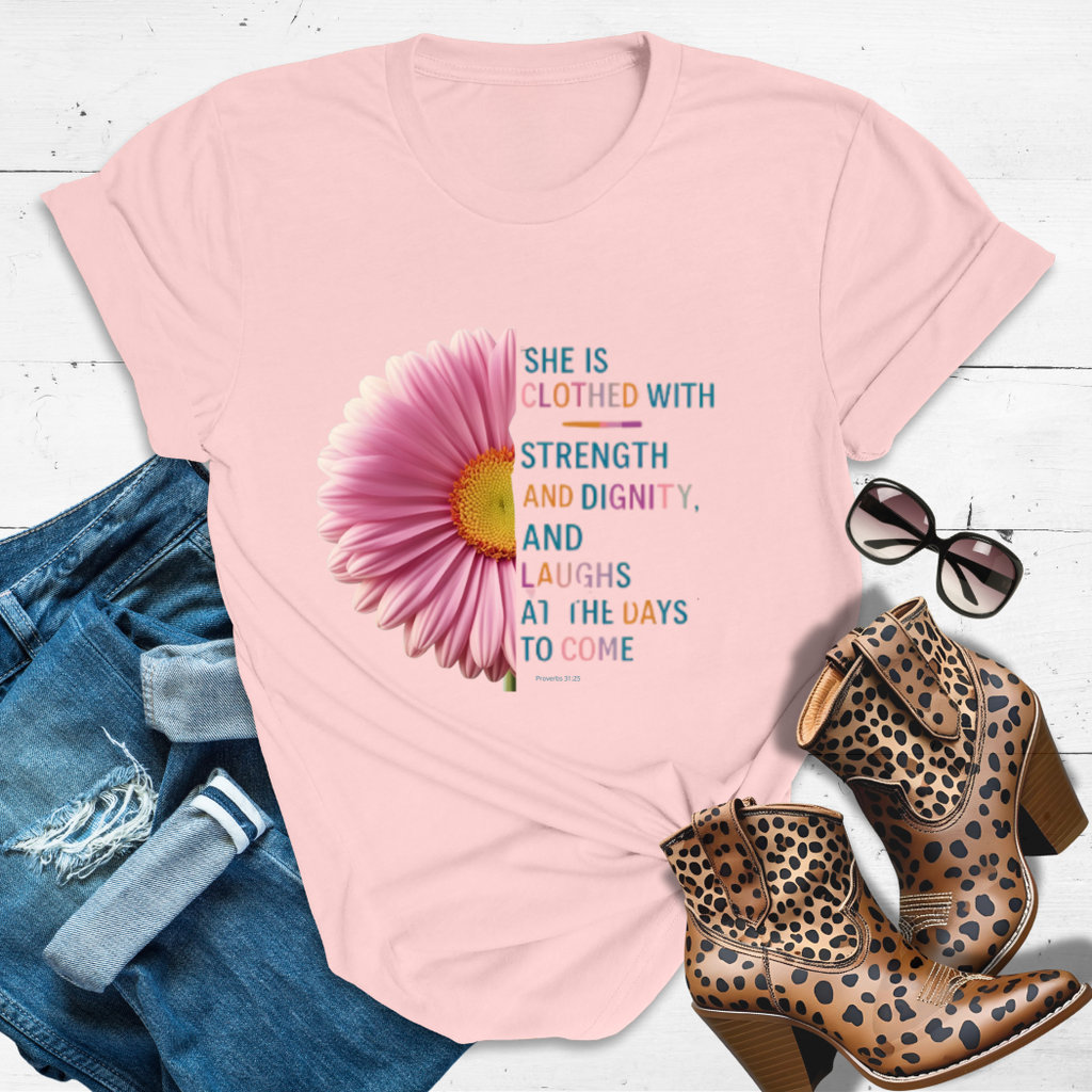 BLOOM Where You’re Planted™ Tee — This Queen is clothed in statement petals