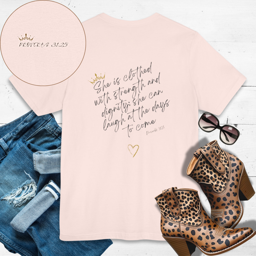 CLOTHED IN STRENGTH.™ — Crowned in Grace, Covered in Glory