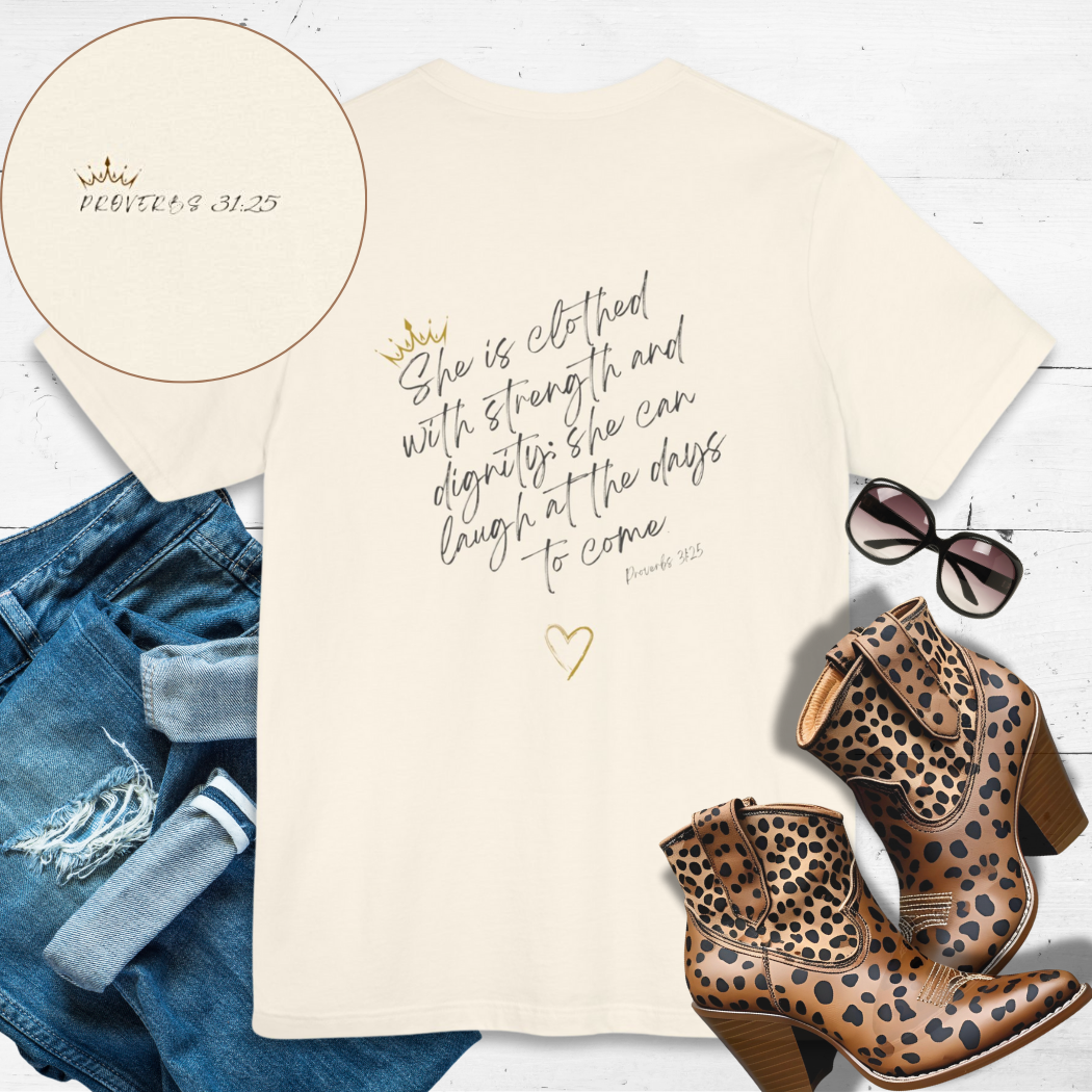 CLOTHED IN STRENGTH.™ — Crowned in Grace, Covered in Glory