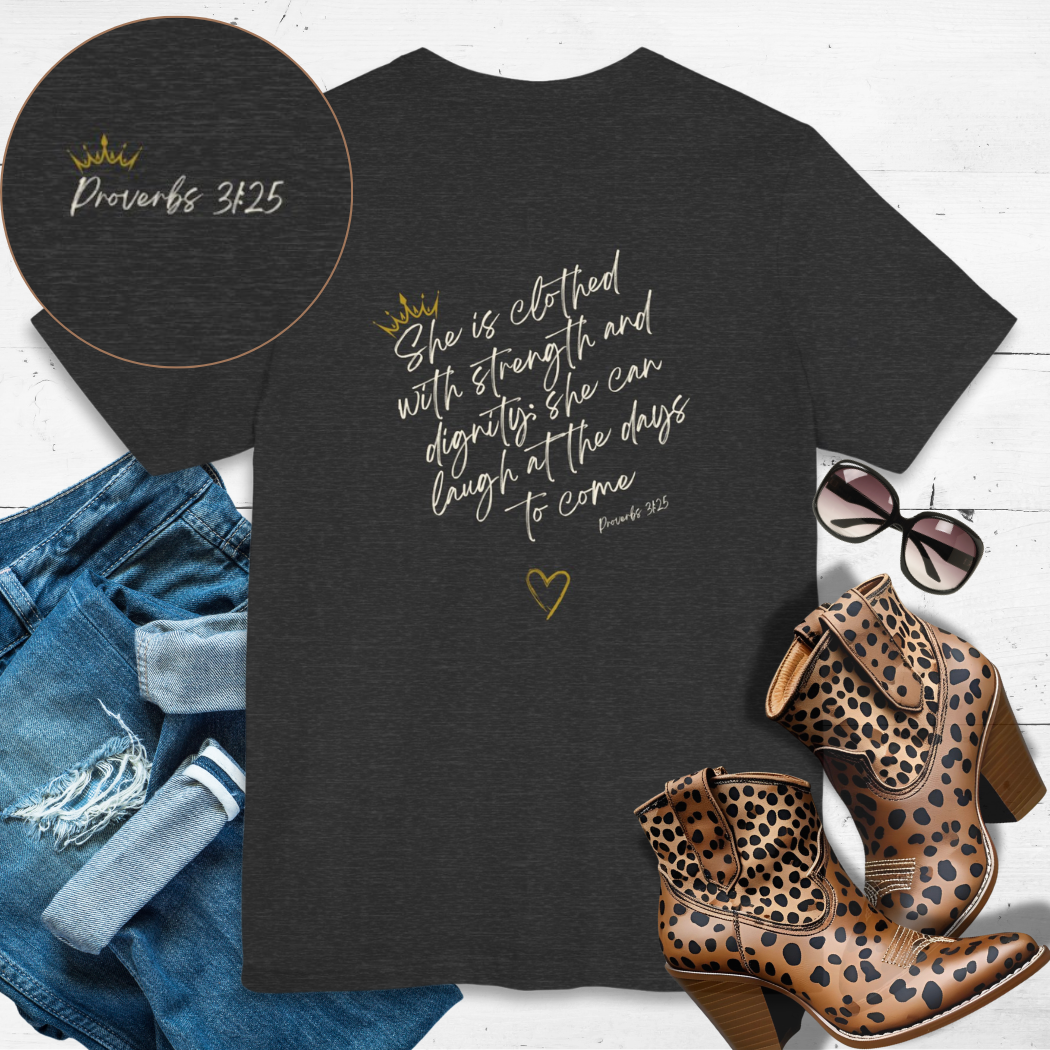 CLOTHED IN STRENGTH.™ — Crowned in Grace, Covered in Glory