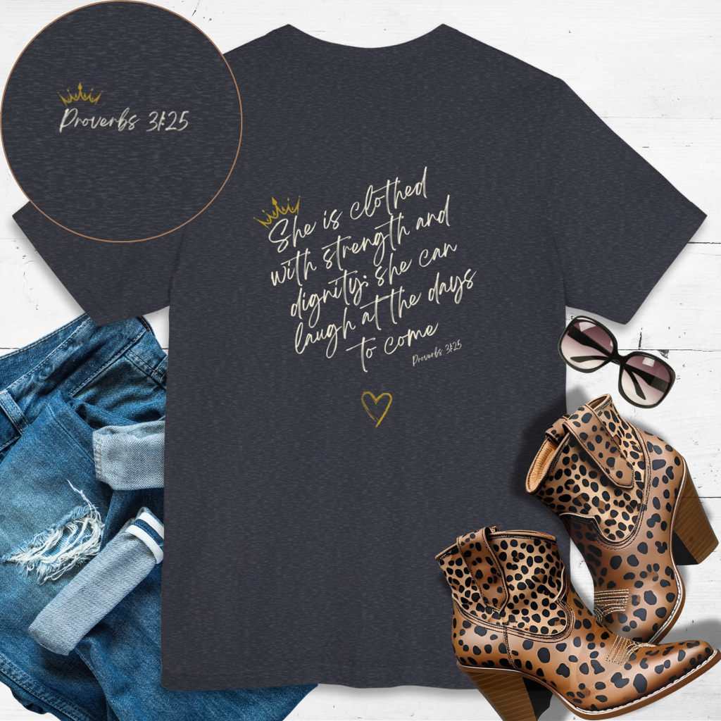 CLOTHED IN STRENGTH.™ — Crowned in Grace, Covered in Glory