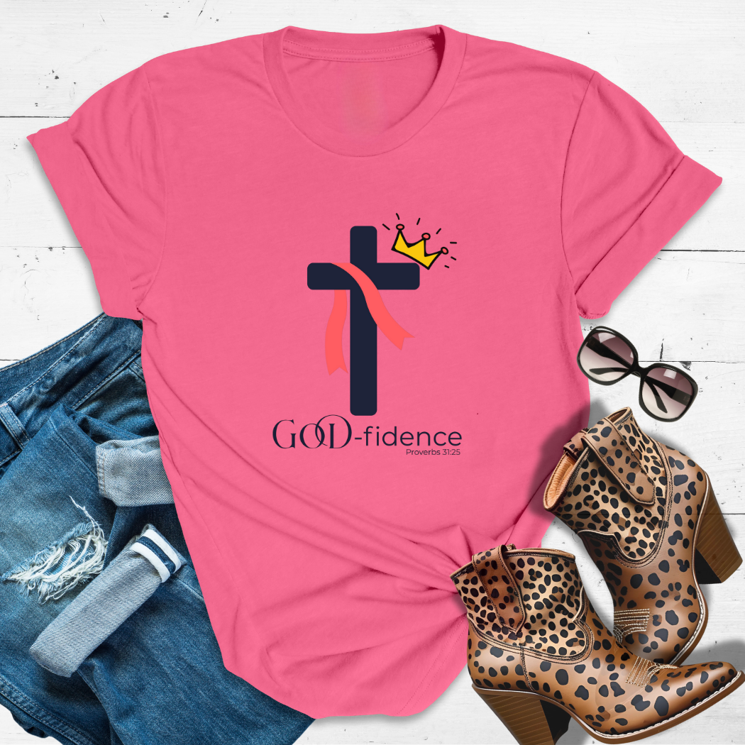 GOD-fidence™ Tee — Walk In Like He Sent You, Beautiful