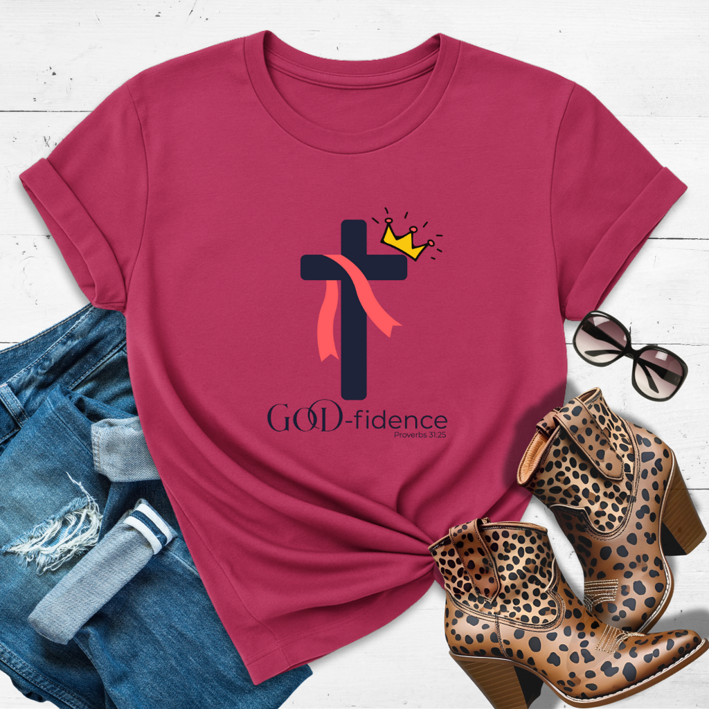 GOD-fidence™ Tee — Walk In Like He Sent You, Beautiful