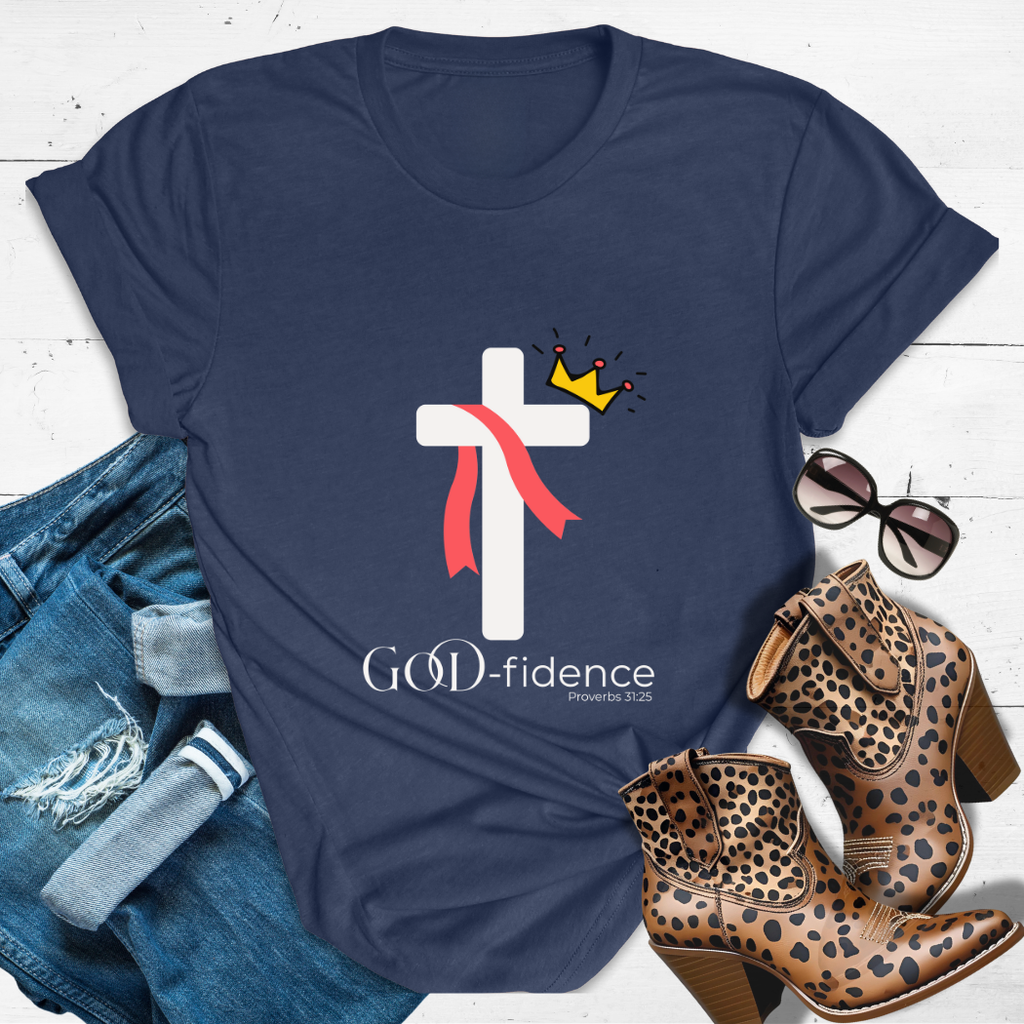 GOD-fidence™ Tee — Walk In Like He Sent You, Beautiful