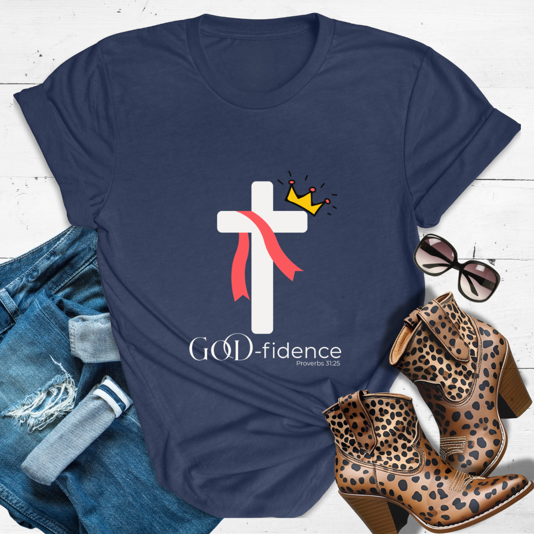 GOD-fidence™ Tee — Walk In Like He Sent You, Beautiful