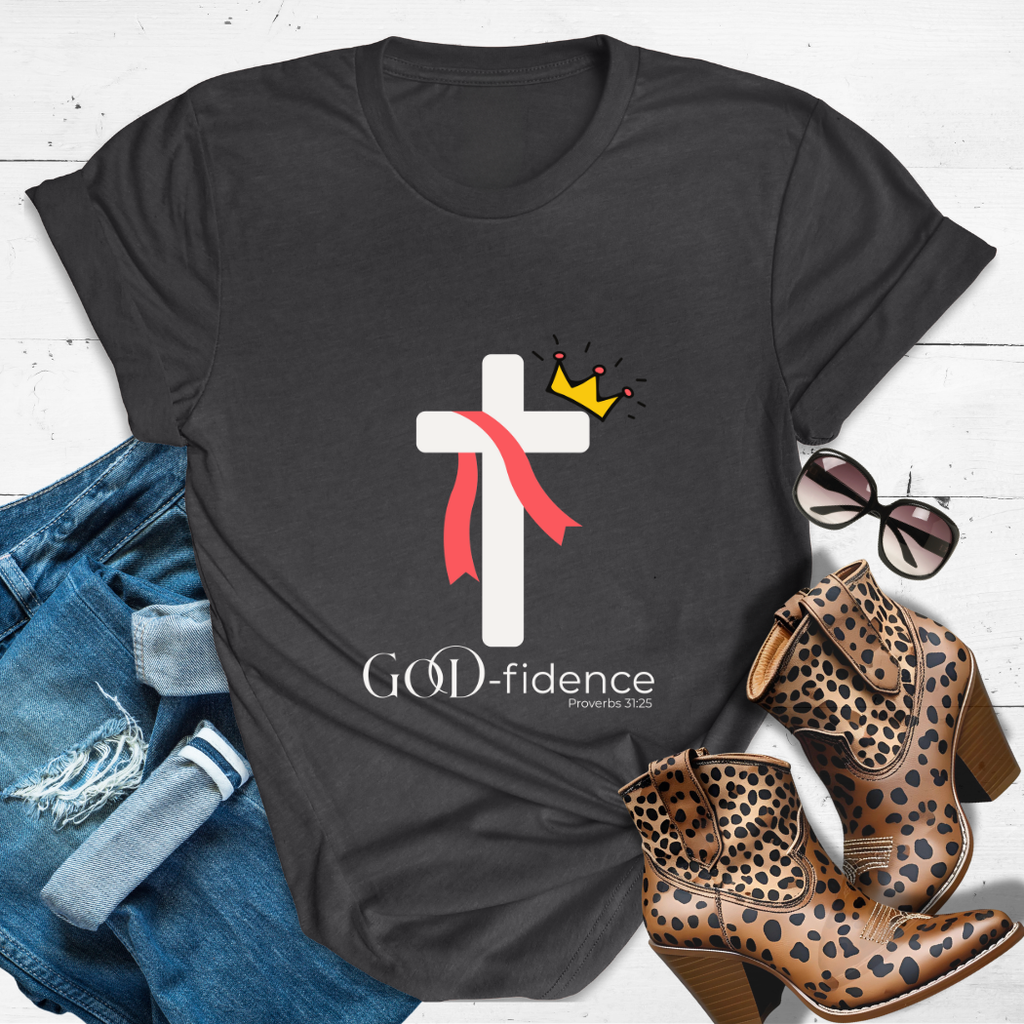 GOD-fidence™ Tee — Walk In Like He Sent You, Beautiful
