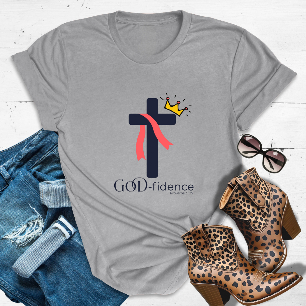 GOD-fidence™ Tee — Walk In Like He Sent You, Beautiful
