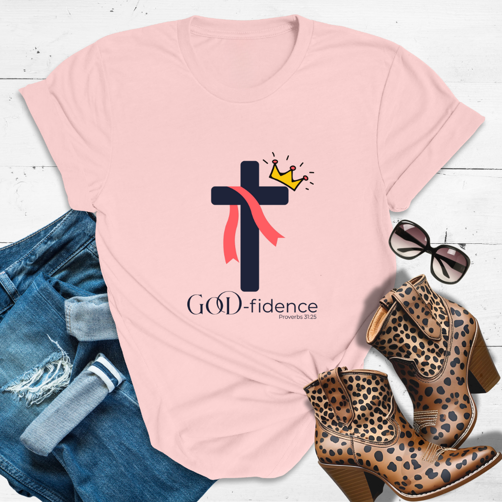 GOD-fidence™ Tee — Walk In Like He Sent You, Beautiful