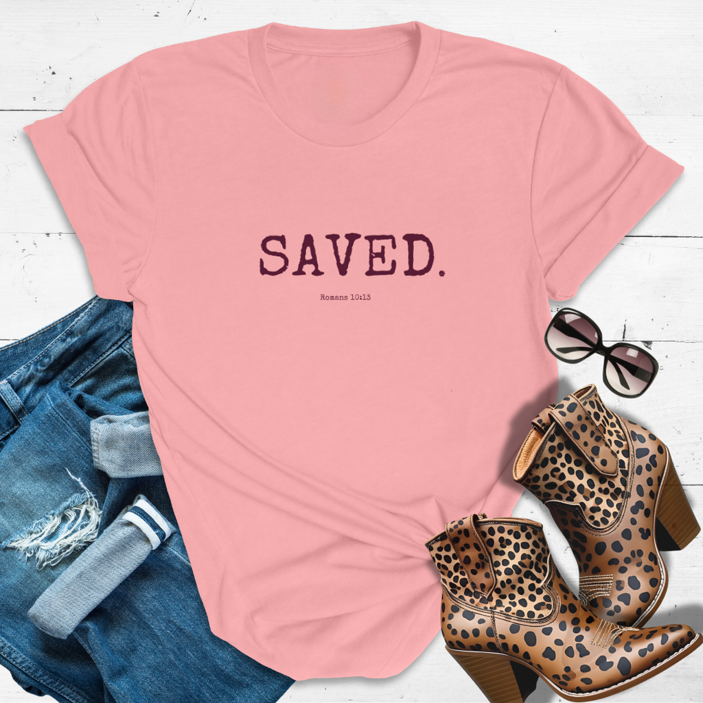 SAVED.™ Tee — Mercy Said You Matter, Sis
