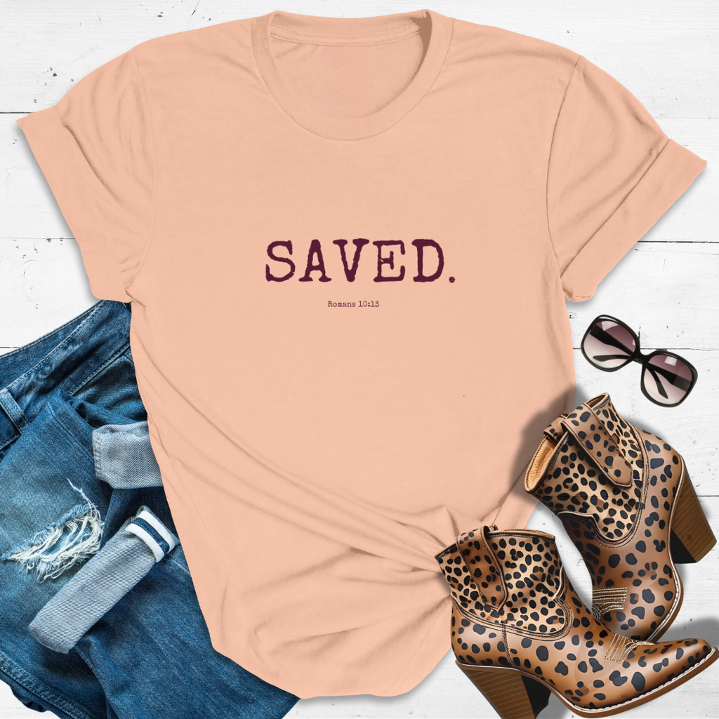 SAVED.™ Tee — Mercy Said You Matter, Sis