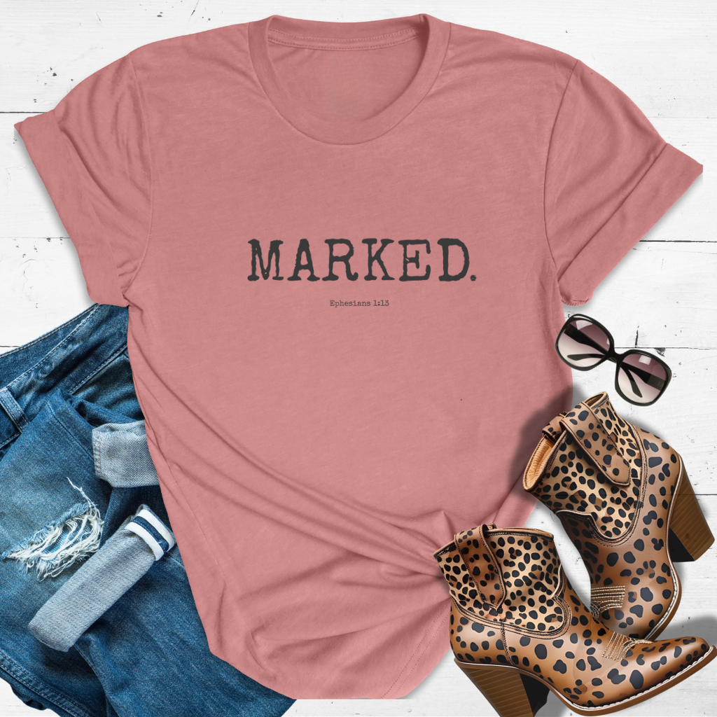 MARKED.™ Tee — Sealed by Heaven, Sent with Purpose.