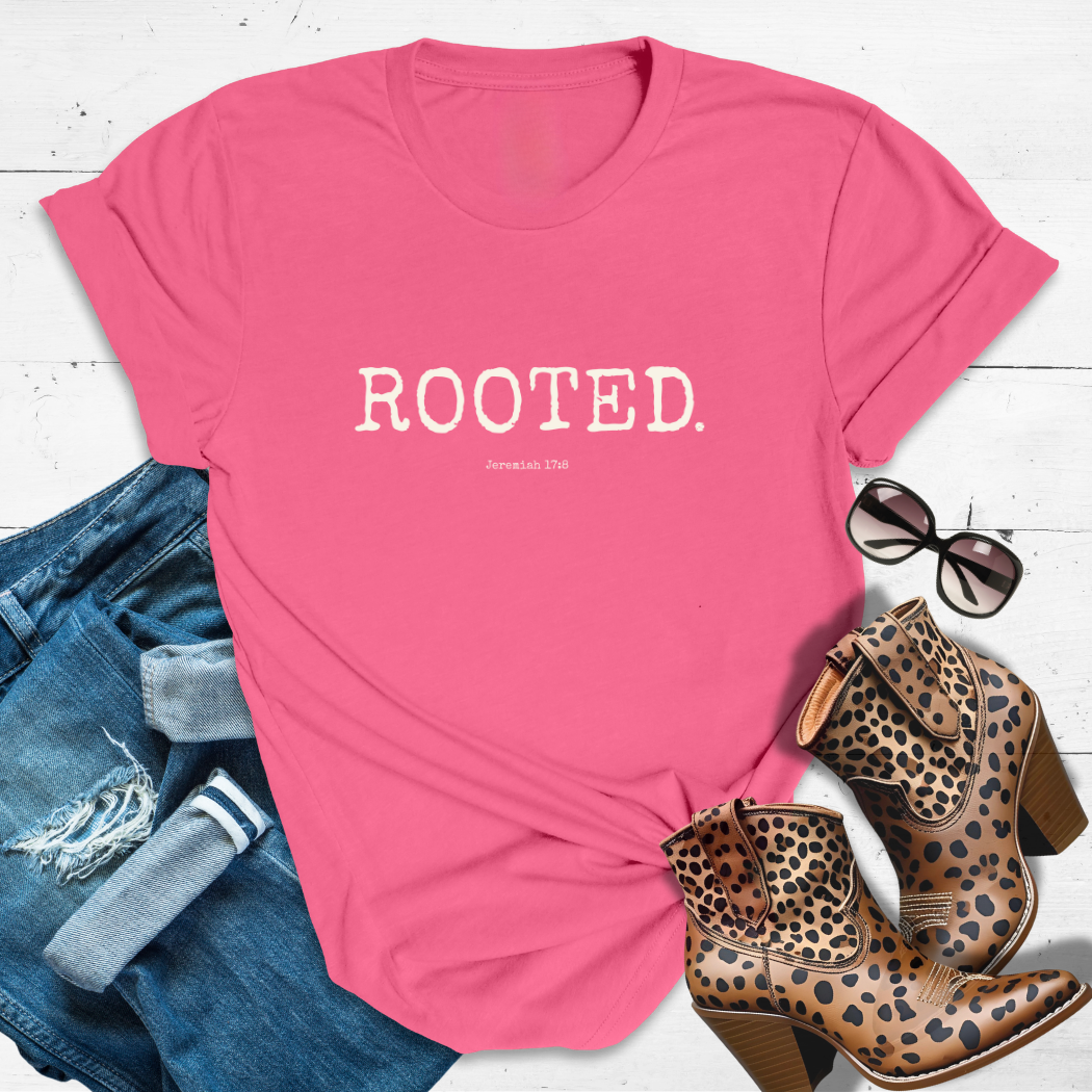 ROOTED.™ Tee — Not Moved by Moods or Mondays