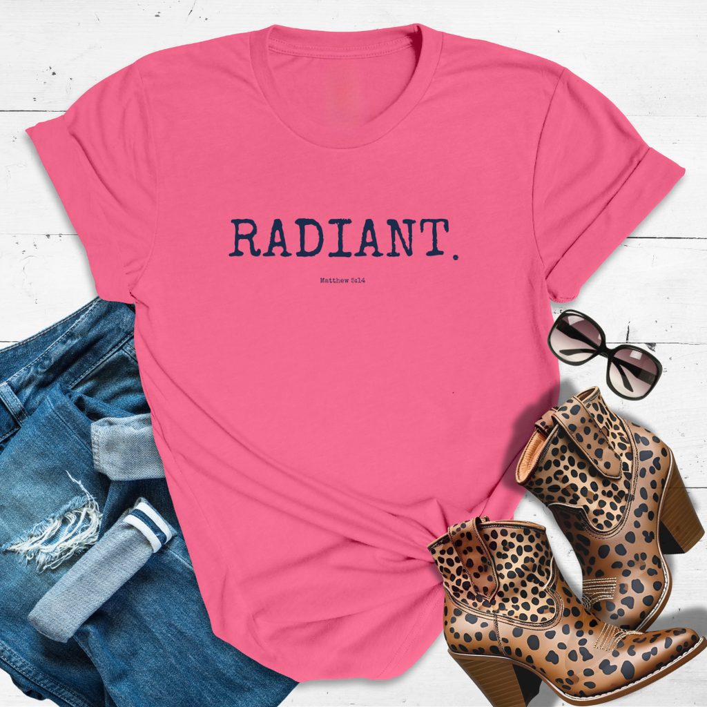 RADIANT.™ Tee – City on a Hill, Queen