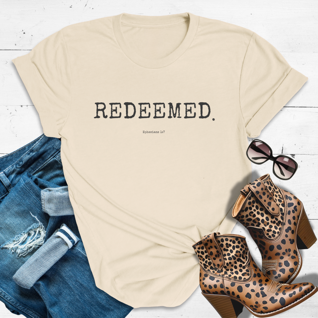 REDEEMED.™ Tee – Grace Paid in Full
