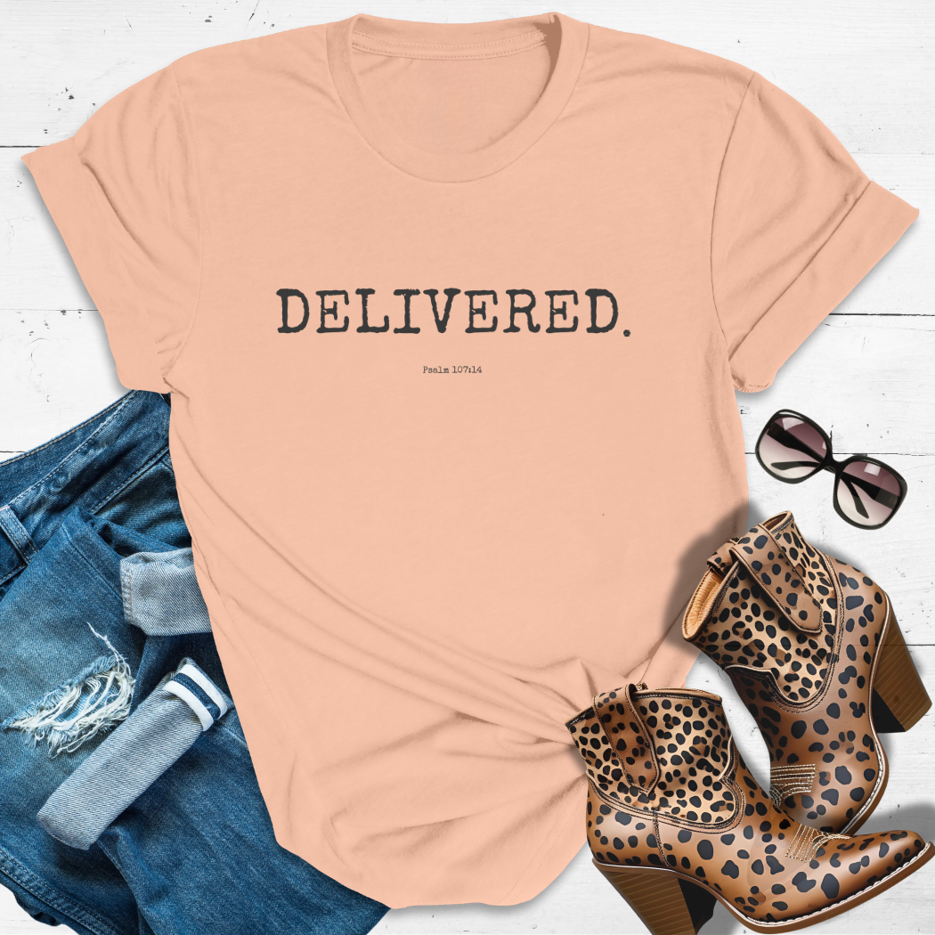 DELIVERED.™ Tee – Chains Don’t Get the Final Say
