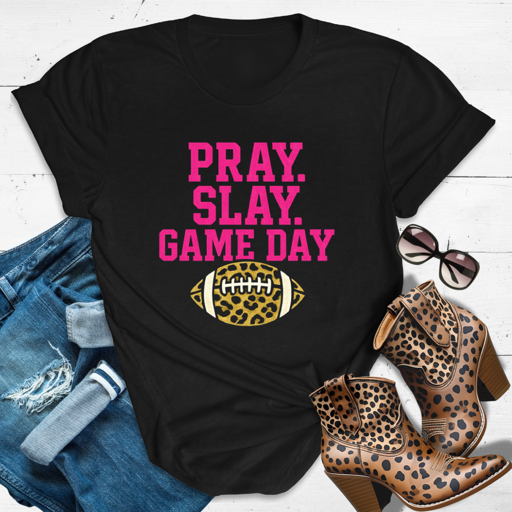 PRAY. SLAY. GAME DAY.™ — Holy Spirit + Hail Marys.”