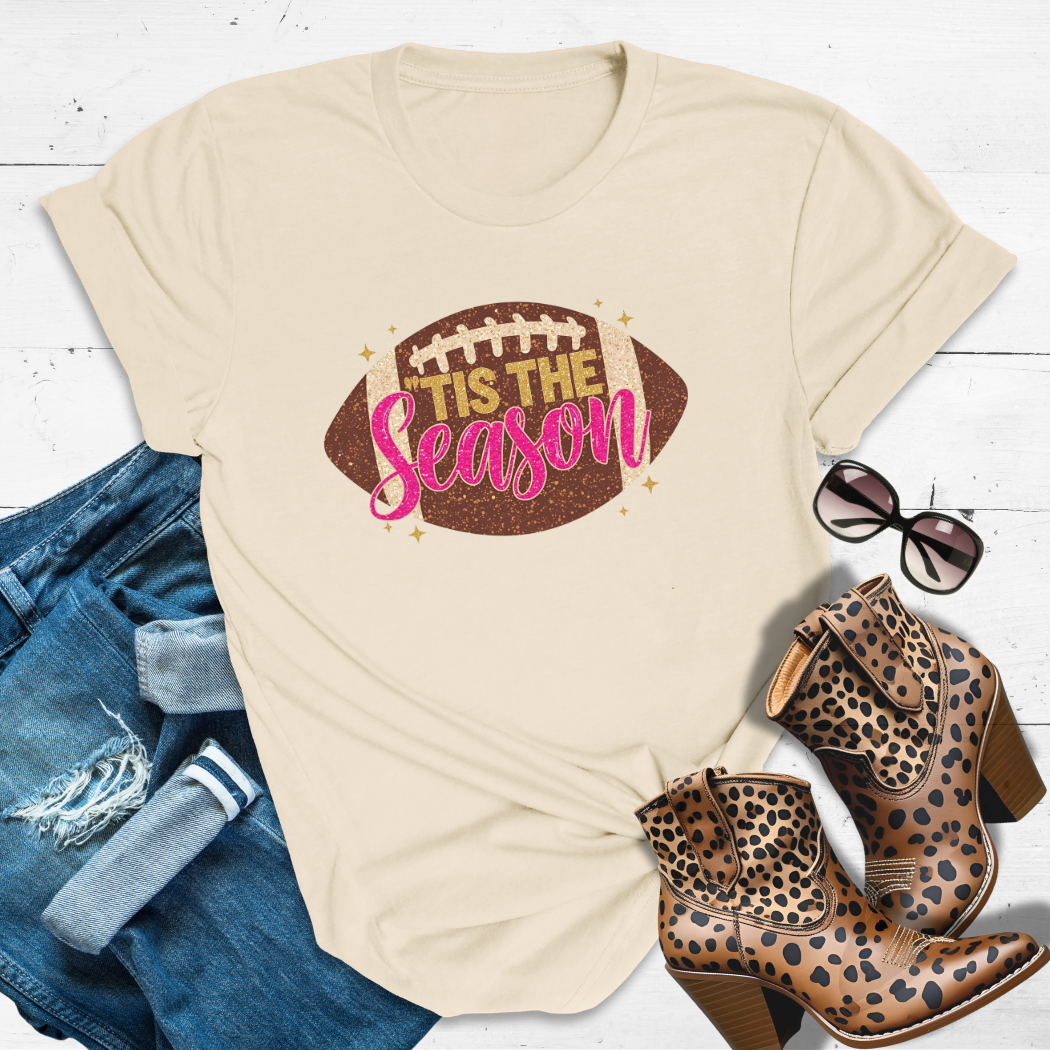 ’TIS THE SEASON.™ Tee — For touchdowns & testimonies.