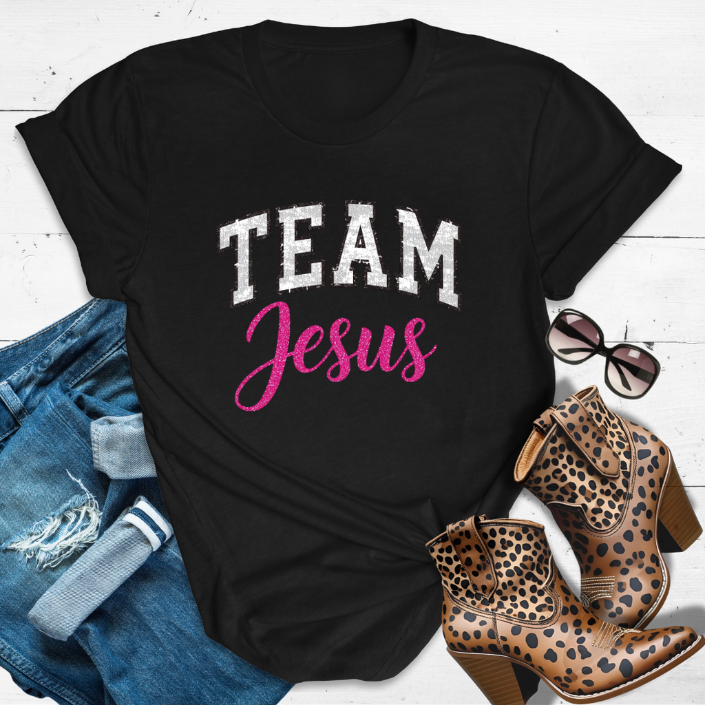 TEAM JESUS.™ Tee  — Faith over fandom.