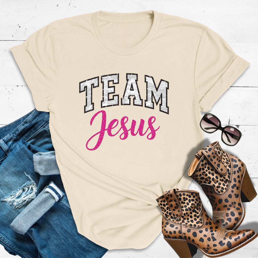 TEAM JESUS.™ Tee  — Faith over fandom.