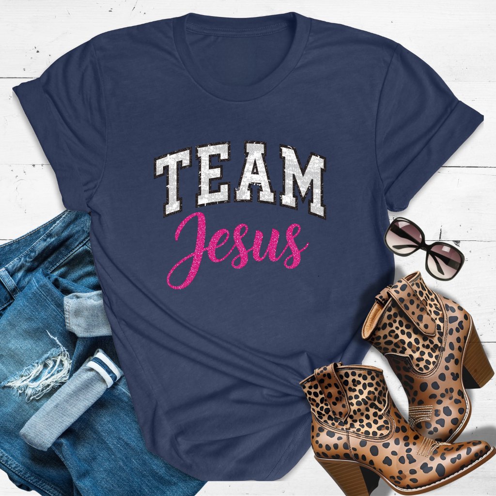 TEAM JESUS.™ Tee  — Faith over fandom.