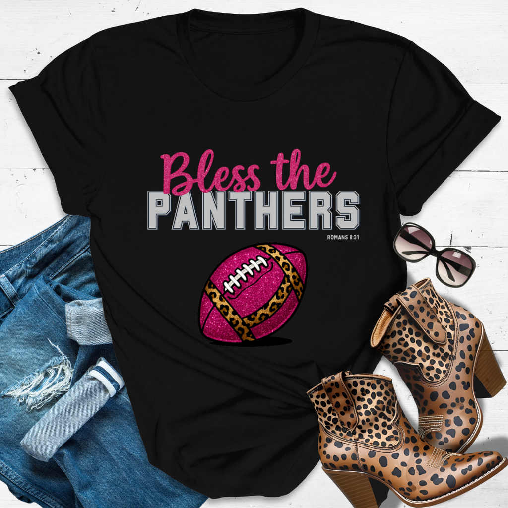 BLESS THE PANTHERS™ Tee — Heaven’s got favorites — and she’s loud in the stands.