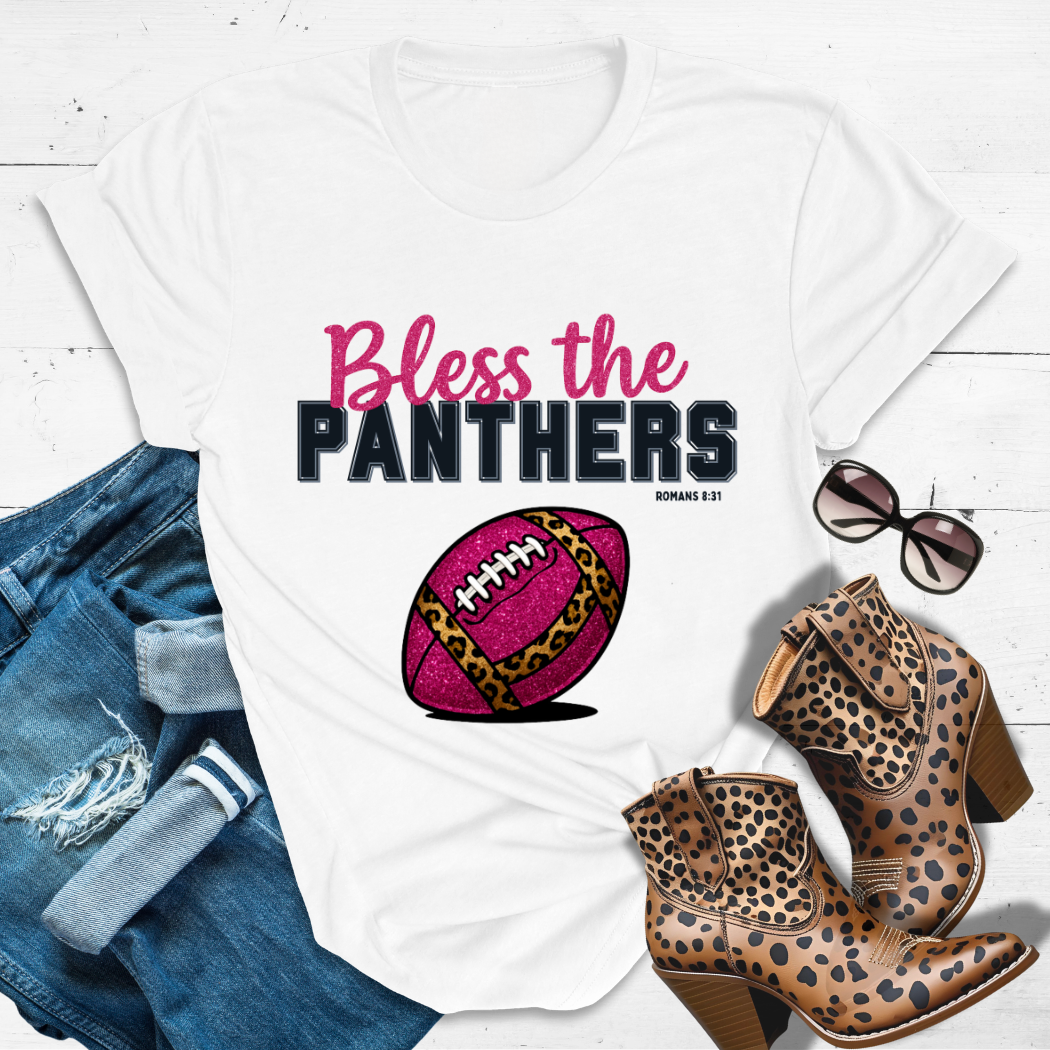 BLESS THE PANTHERS™ Tee — Heaven’s got favorites — and she’s loud in the stands.