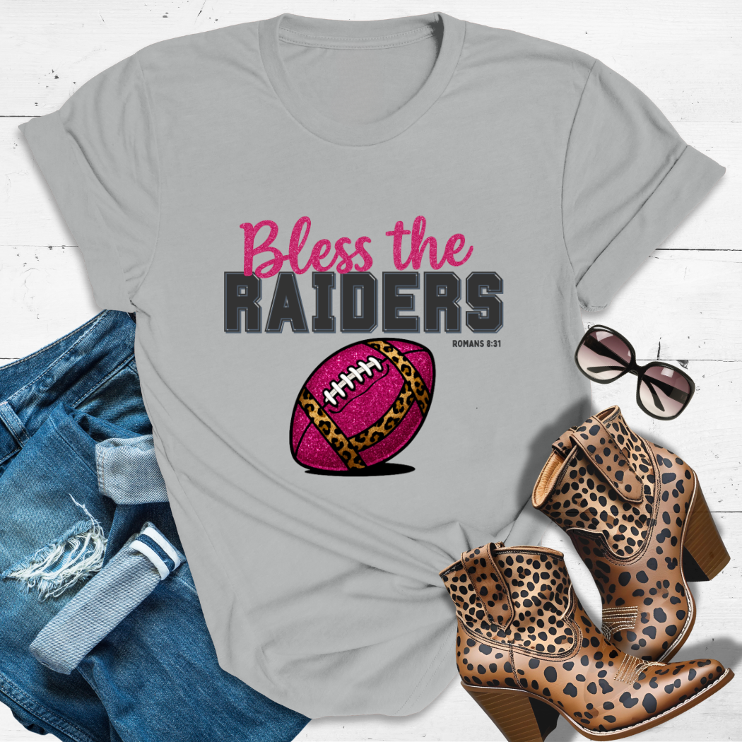 BLESS THE RAIDERS.™ — Heaven’s got favorites — and she’s loud in the stands.