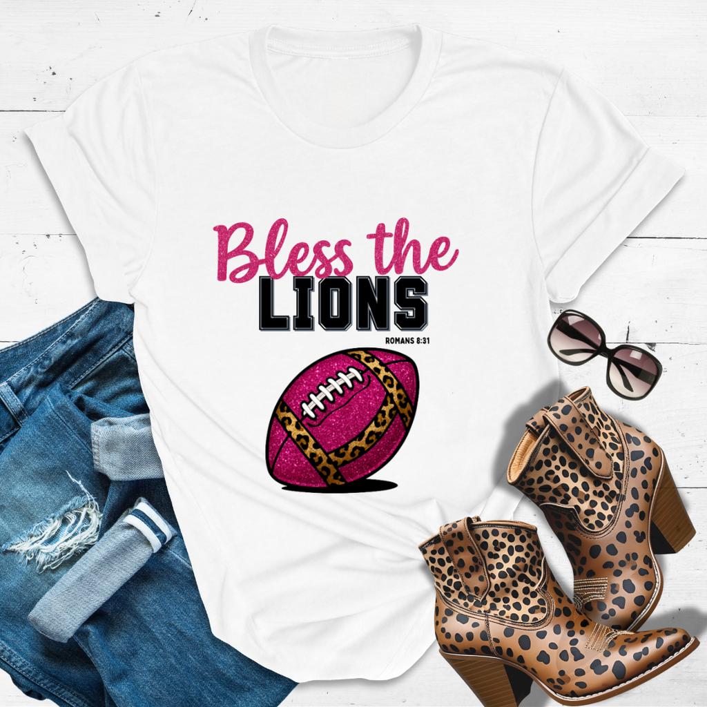 BLESS THE LIONS.™ — Heaven’s got favorites — and she’s loud in the stands.