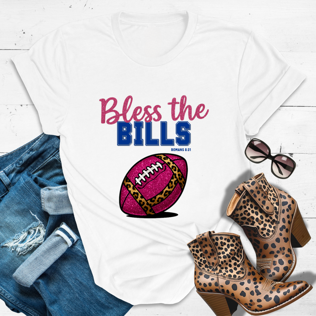 BLESS THE BILLS™ Tee — Heaven’s got favorites — and she’s loud in the stands.