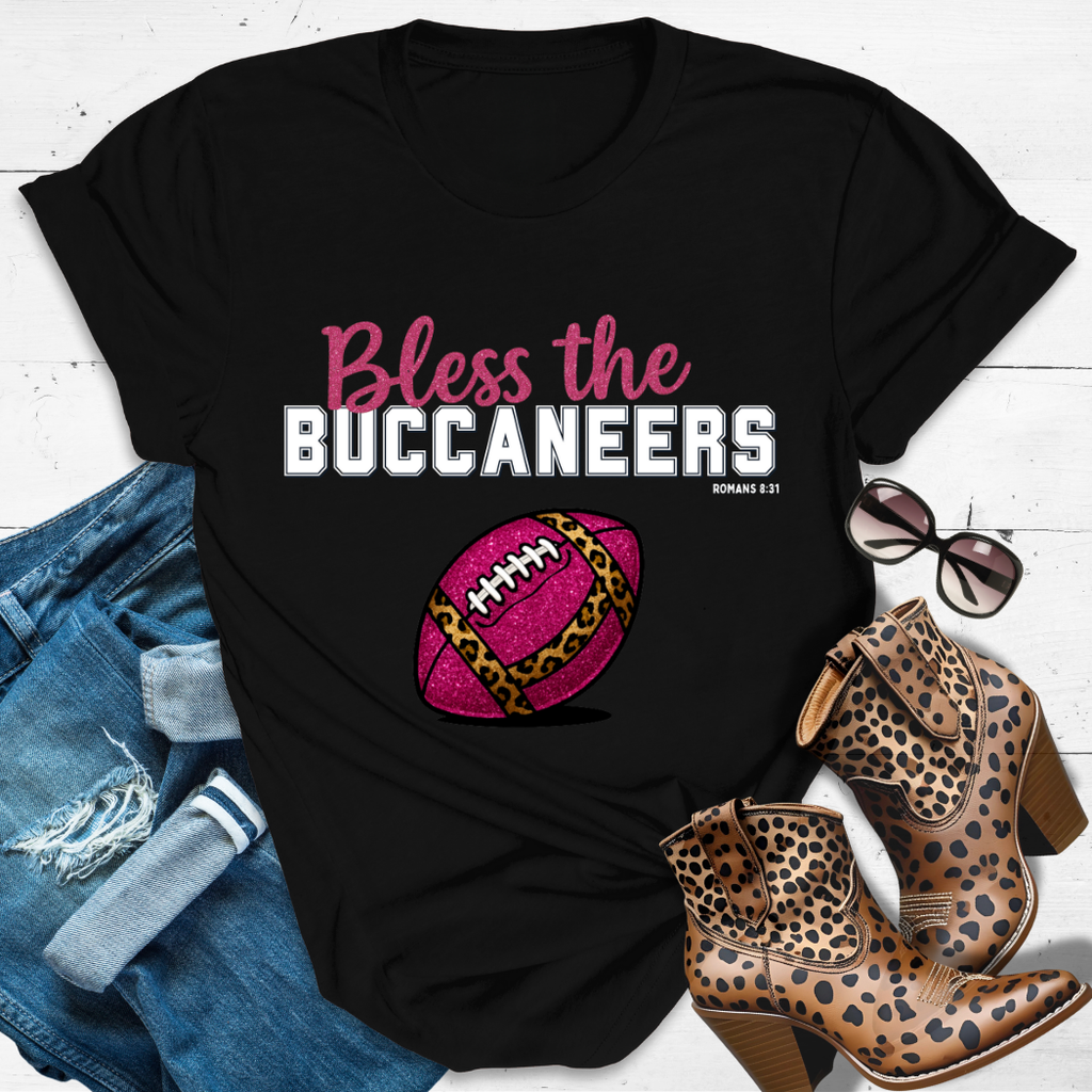 BLESS THE BUCCANEERS™ Tee — Heaven’s got favorites — and she’s loud in the stands.