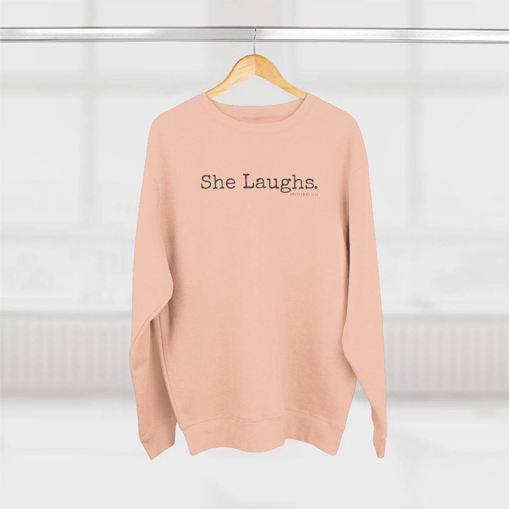 SHE LAUGHS.™  — Identity™ Sweatshirt