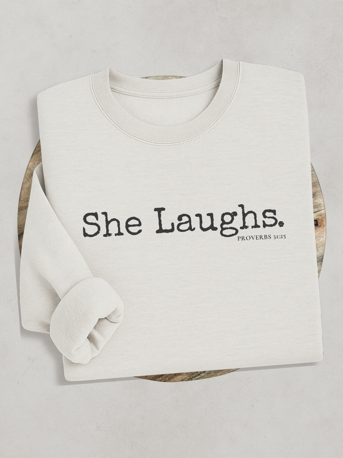 SHE LAUGHS.™  — Identity™ Sweatshirt