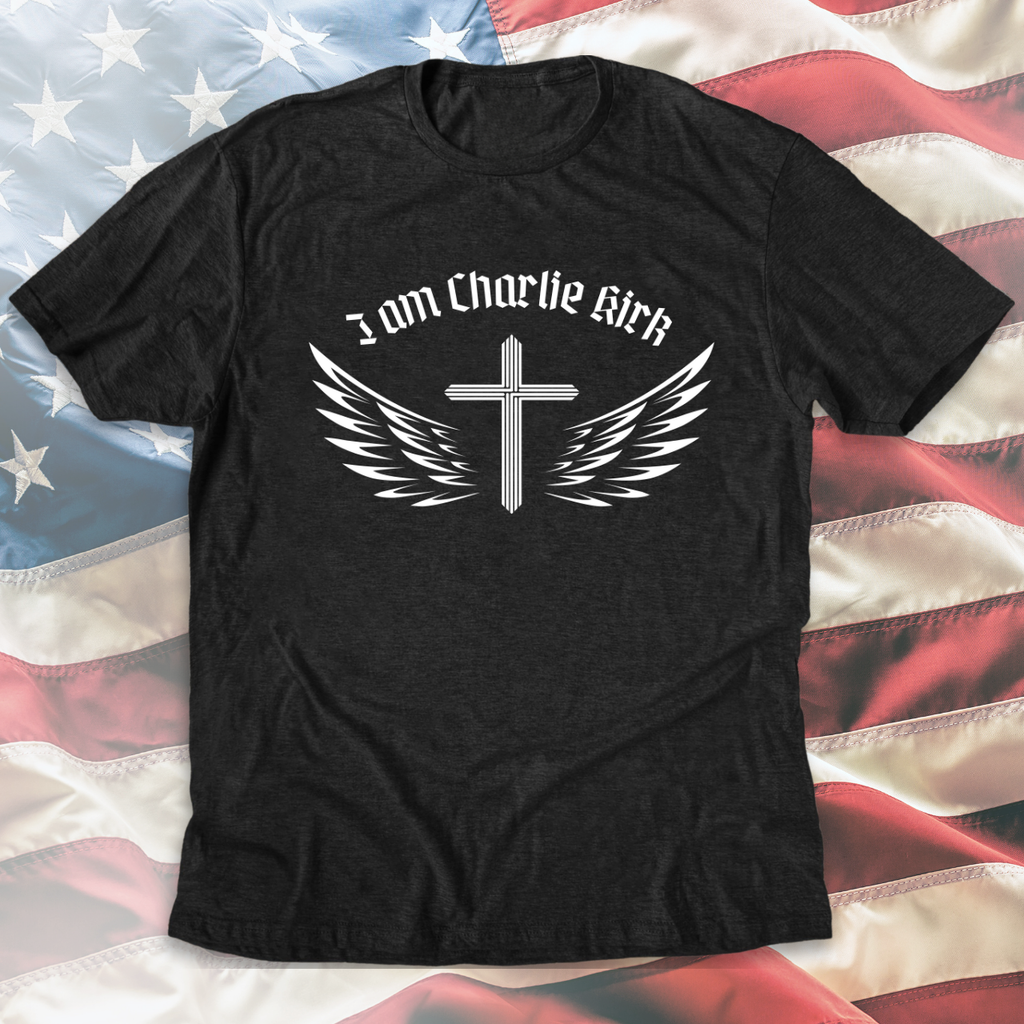I AM CHARLIE KIRK.™ Tee – We Have Awakened In memory. In defiance. In truth.