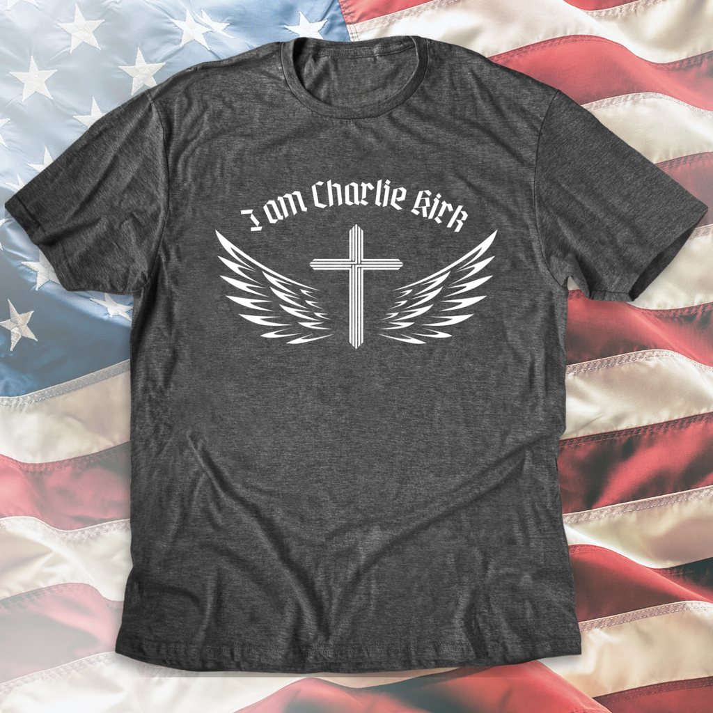 I AM CHARLIE KIRK.™ Tee – We Have Awakened In memory. In defiance. In truth.