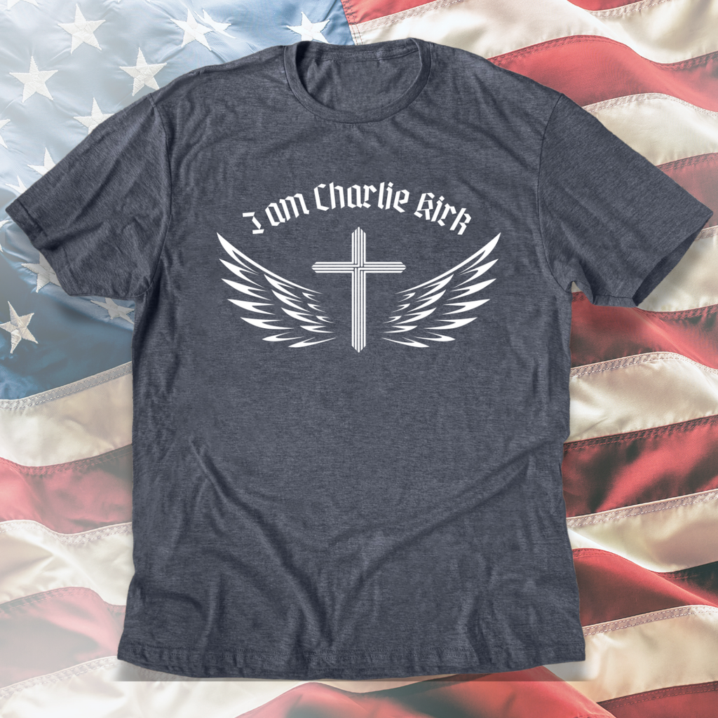 I AM CHARLIE KIRK.™ Tee – We Have Awakened In memory. In defiance. In truth.