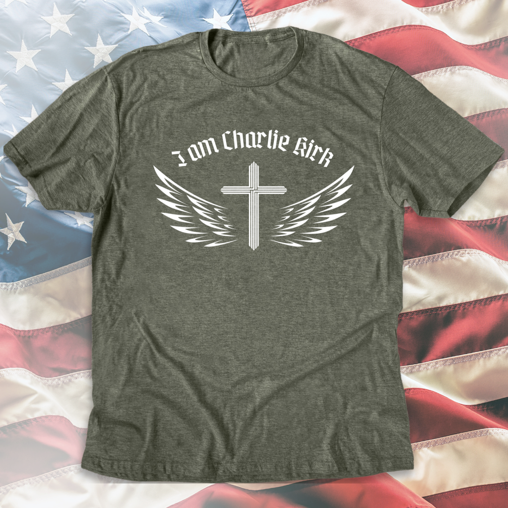 I AM CHARLIE KIRK.™ Tee – We Have Awakened In memory. In defiance. In truth.