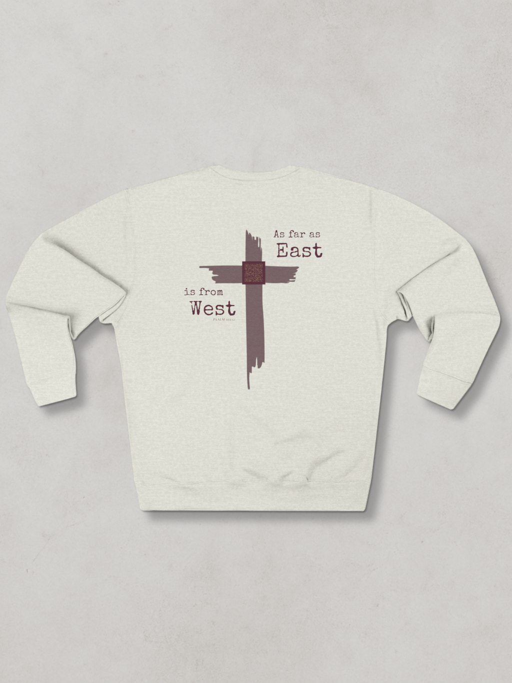 FORGIVEN.™ — Scripture-In-Motion QR™ Sweatshirt