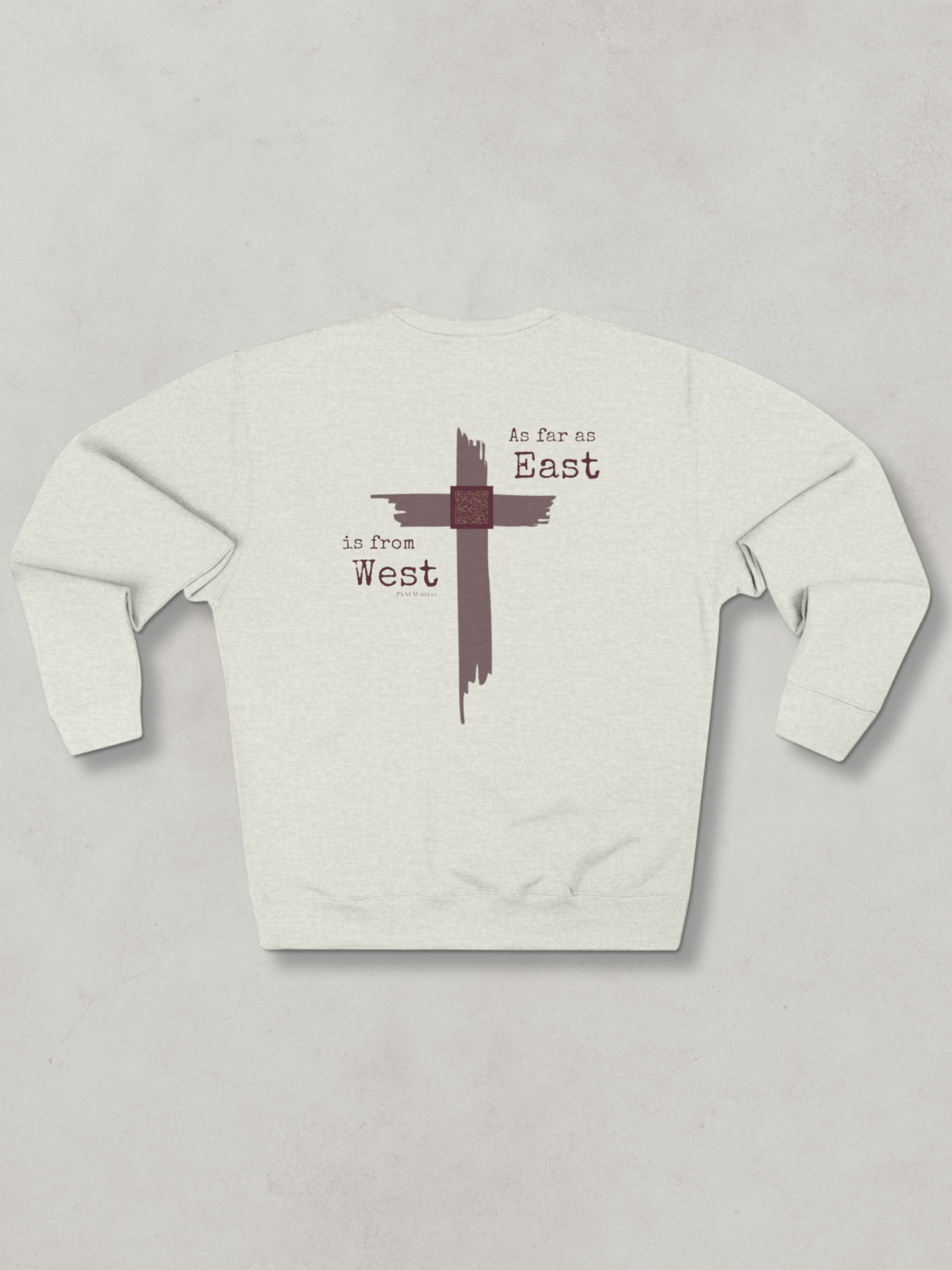 FORGIVEN.™ — Scripture-In-Motion QR™ Sweatshirt